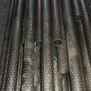 公交扶手菱形花紋管加工